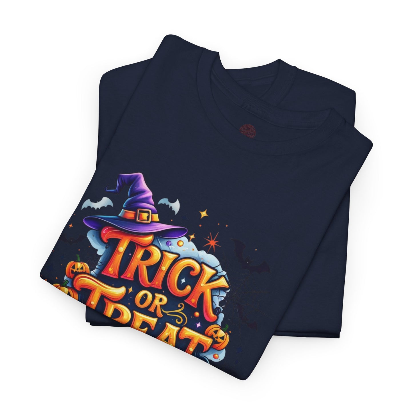 Trick or Treat Yourself Halloween Shirt | Funny Witch Pumpkin Graphic Tee | Spooky Unisex Costume T-Shirt | Cute Halloween Party Top