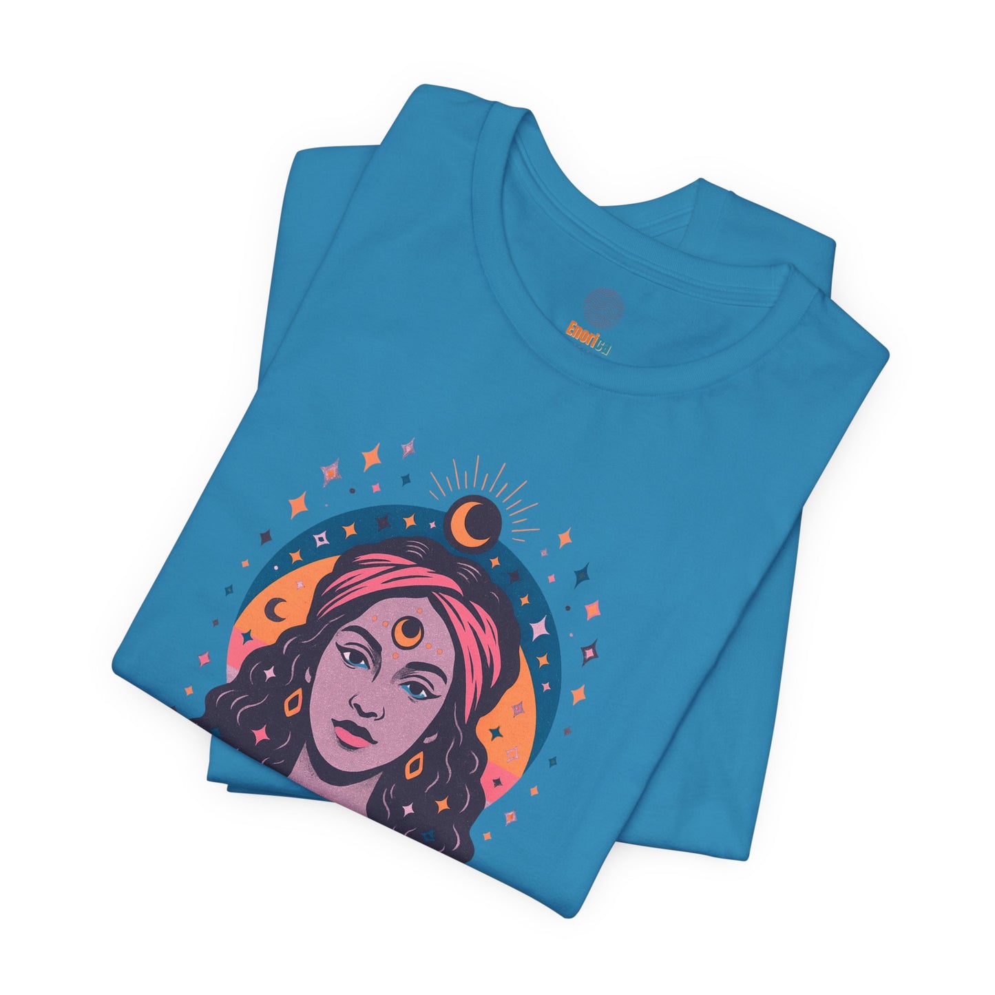 Moon Phase T-Shirt, Celestial Astrology Tee, Spiritual Unisex Top, Witchy Moon Lover Gift, Guided by the Moon Shirt, Mystical Graphic Tee