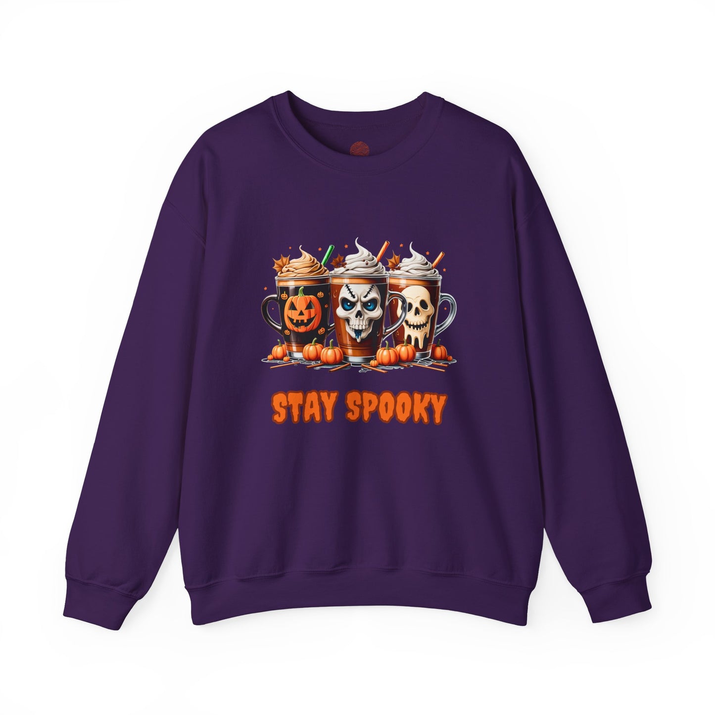 Stay Spooky Halloween Sweatshirt – Unisex Gildan Heavy Blend Crewneck Pullover