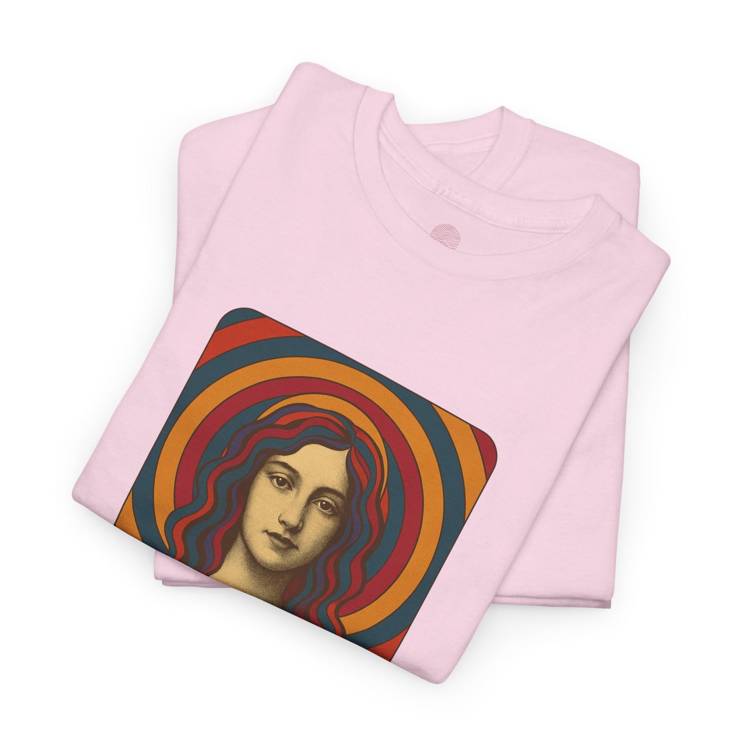 Stillness Speaks Unisex Heavy Cotton Tee, Psychedelic Retro Graphic Shirt, Spiritual Boho Aesthetic Top, Vintage 70s Trippy Tshirt,