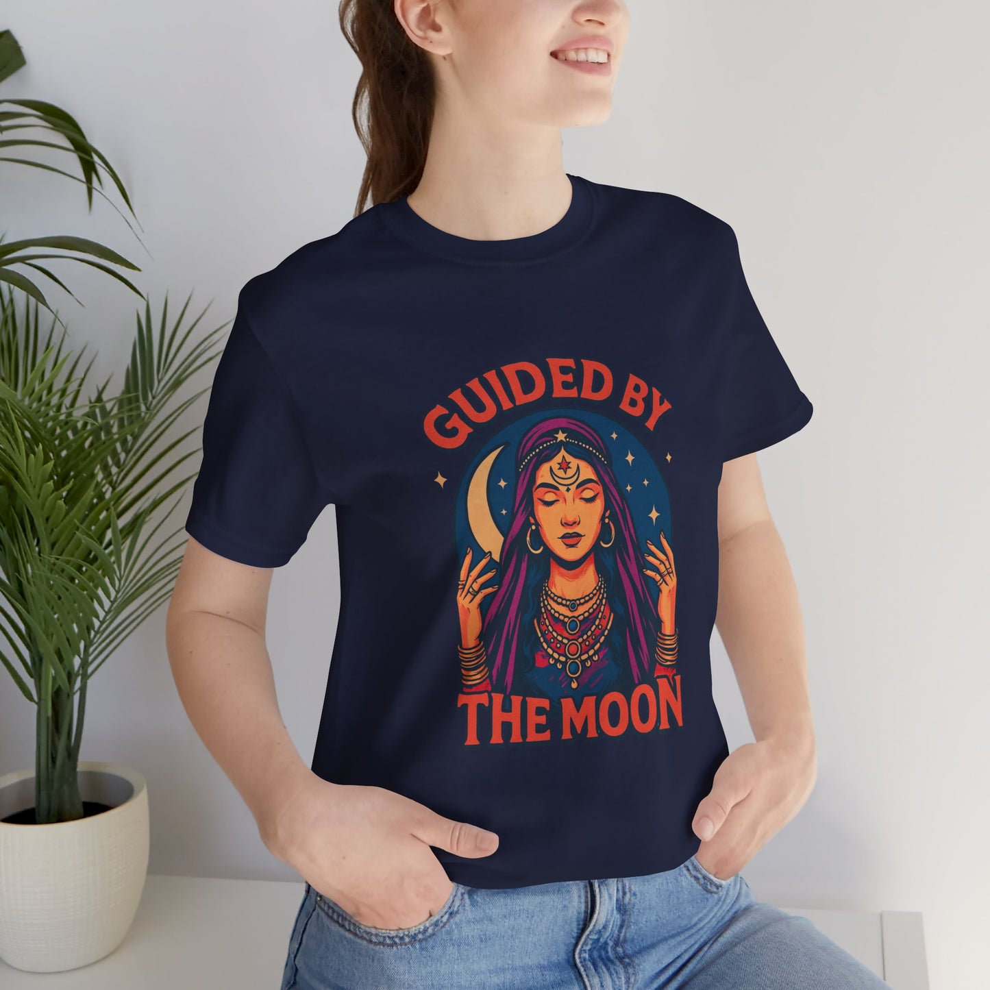 Moon Phase Unisex Tee, Lunar Astrology T-Shirt, Celestial Graphic Top, Mystical Moon Lovers Gift, Witchy Short Sleeve Shirt, Spiritual