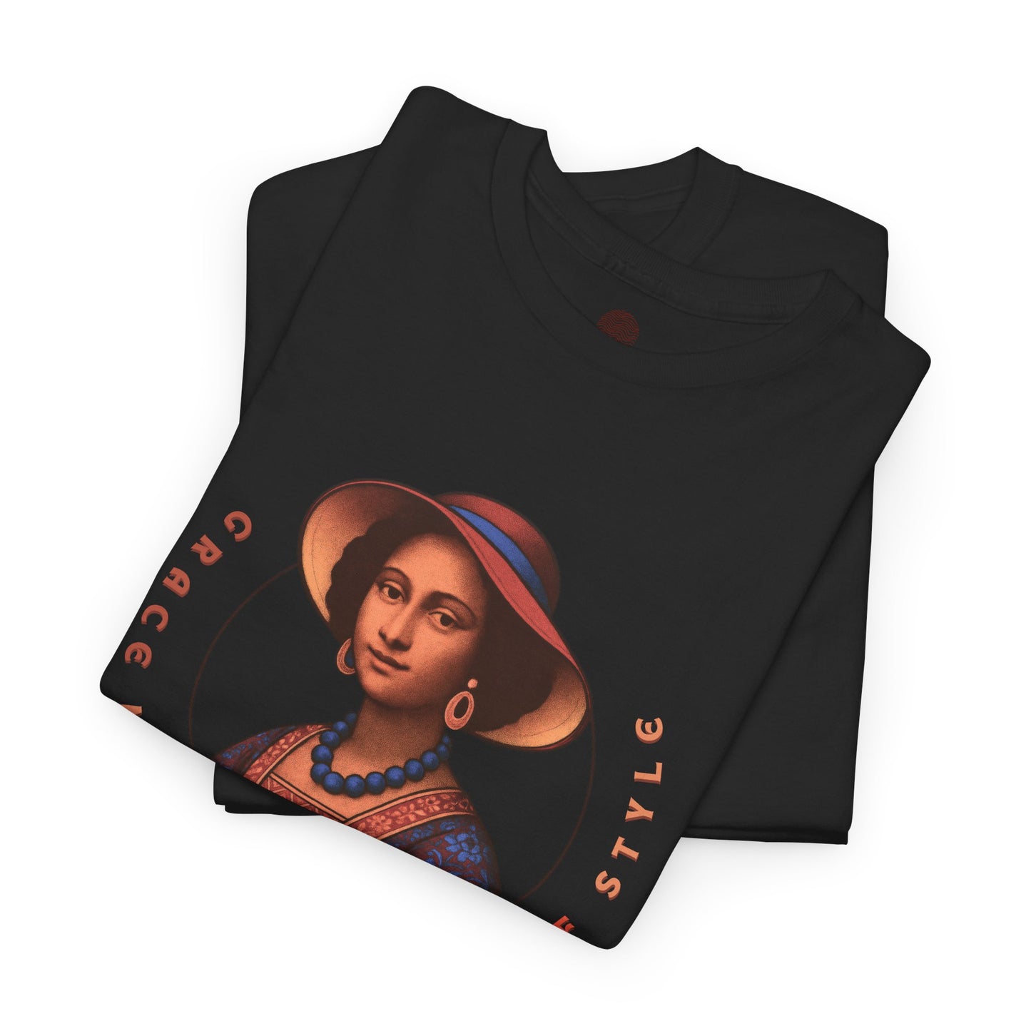 Grace Never Goes Out of Style Gildan 5000 Shirt, Vintage Renaissance Woman Graphic Tee, Inspirational Quote T Shirt, Retro Art Gift