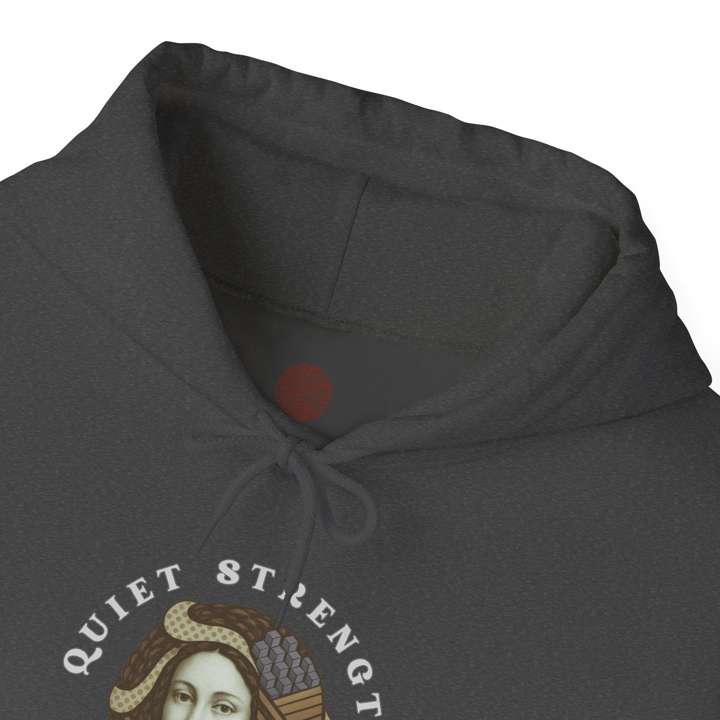 Quiet Strength Loud Beauty Unisex Hoodie, Gildan 18500 Sweatshirt, Feminist Empowerment Pullover, Retro Art Style Hooded Jumper, Graphic
