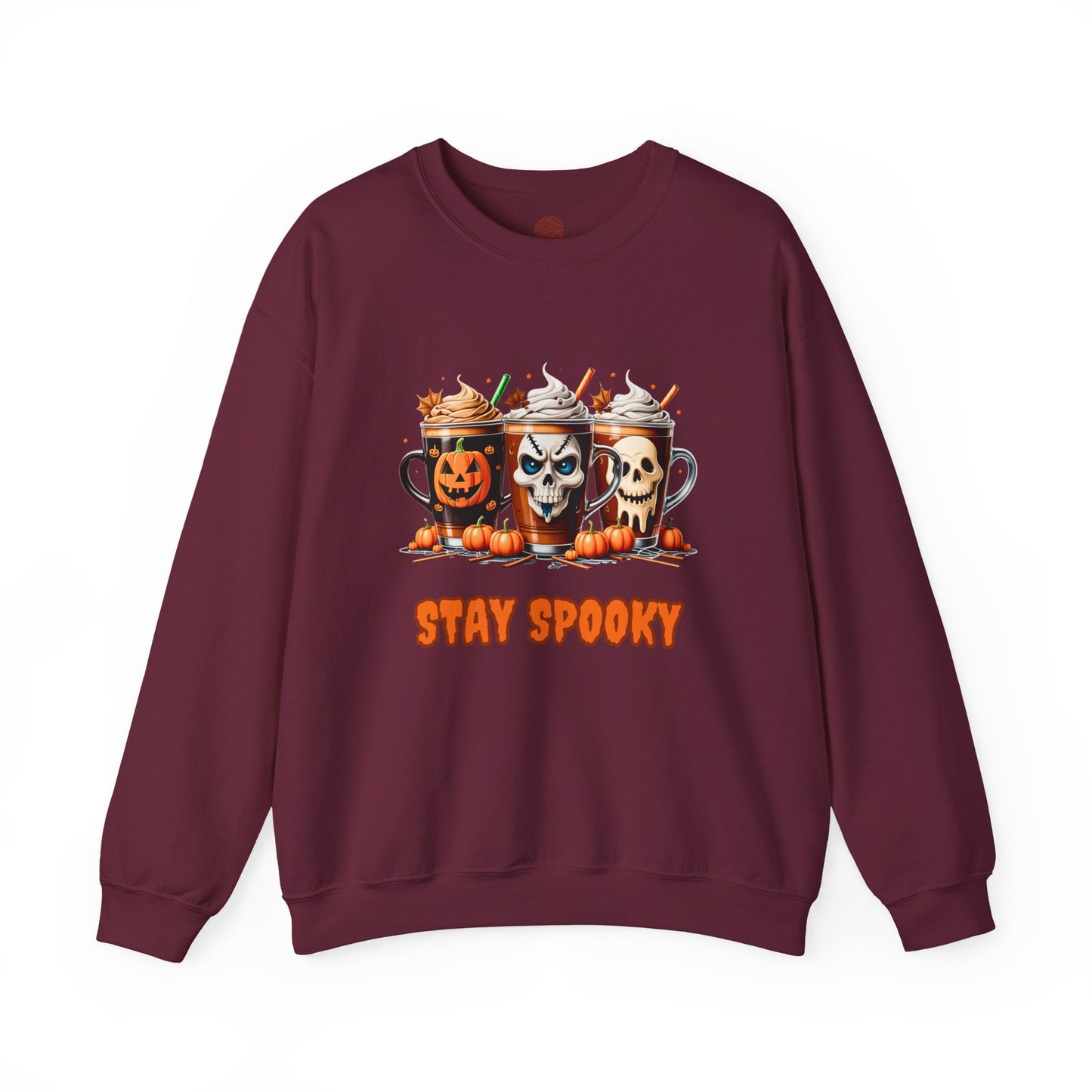 Stay Spooky Halloween Sweatshirt – Unisex Gildan Heavy Blend Crewneck Pullover