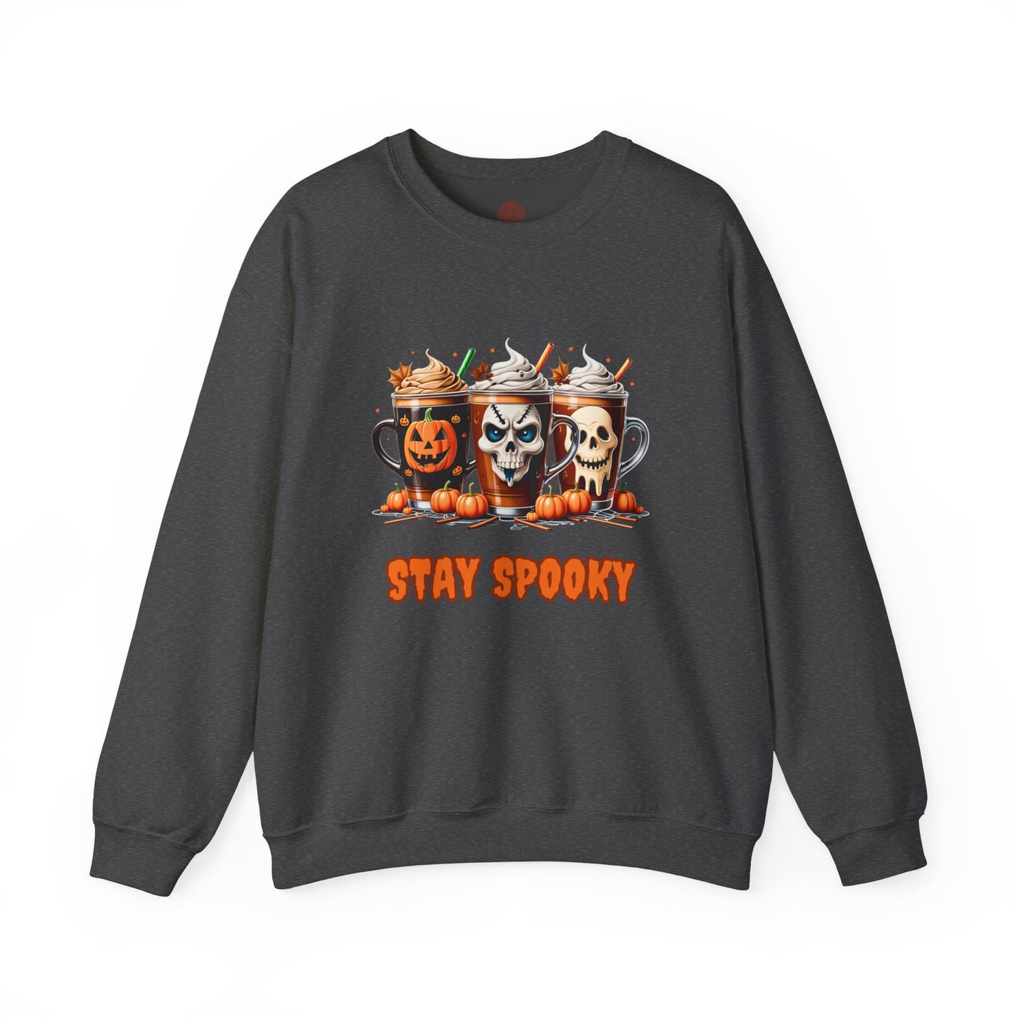 Stay Spooky Halloween Sweatshirt – Unisex Gildan Heavy Blend Crewneck Pullover