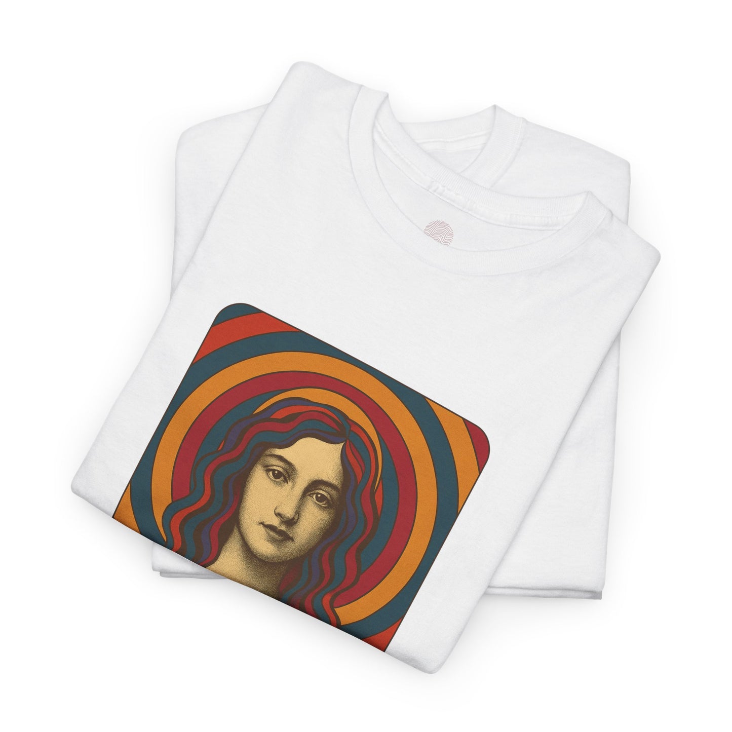 Stillness Speaks Unisex Heavy Cotton Tee, Psychedelic Retro Graphic Shirt, Spiritual Boho Aesthetic Top, Vintage 70s Trippy Tshirt,
