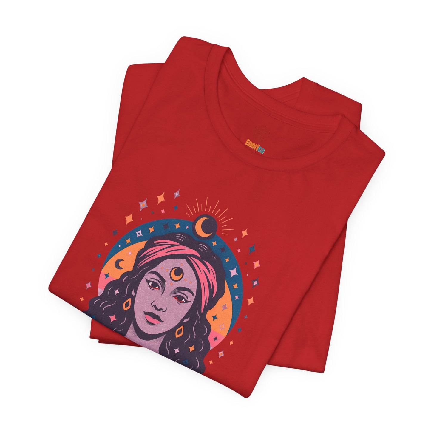 Moon Phase T-Shirt, Celestial Astrology Tee, Spiritual Unisex Top, Witchy Moon Lover Gift, Guided by the Moon Shirt, Mystical Graphic Tee