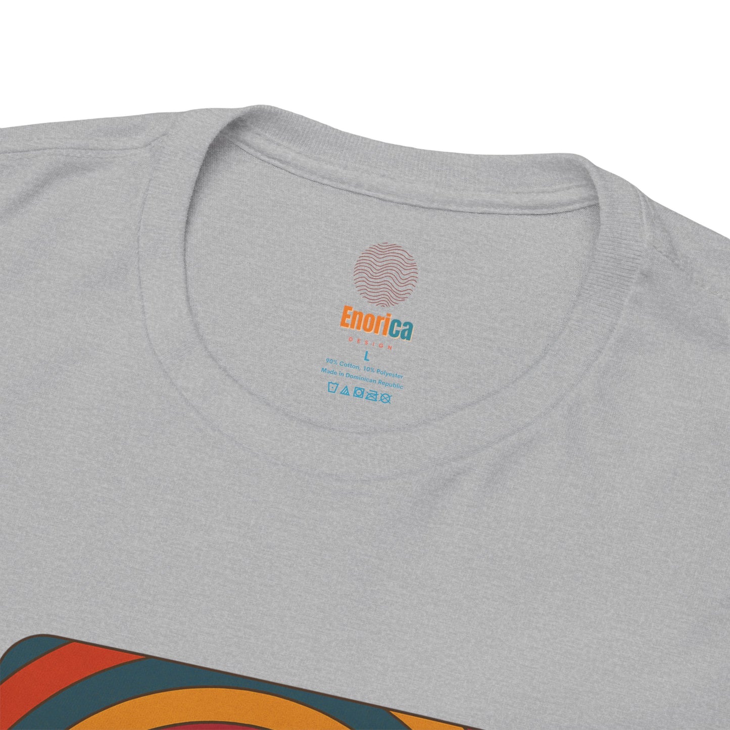 Stillness Speaks Unisex Heavy Cotton Tee, Psychedelic Retro Graphic Shirt, Spiritual Boho Aesthetic Top, Vintage 70s Trippy Tshirt,
