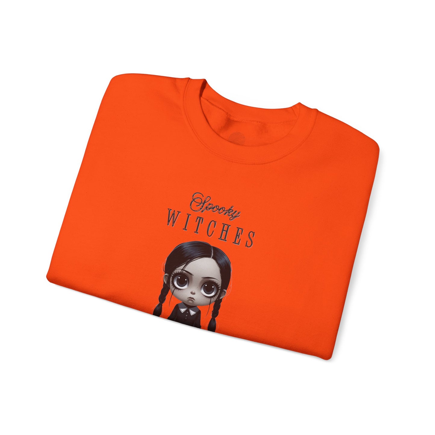 Spooky Witches Halloween Club Sweatshirt, Gothic Witch Pullover, Creepy Cute Wednesday Addams Aesthetic, Gildan 18000, Halloween Costume,