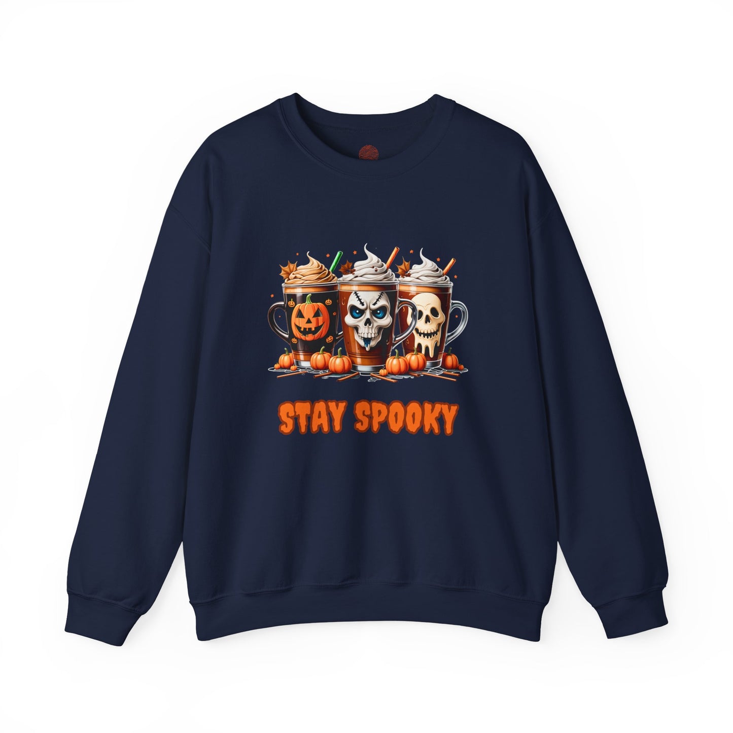 Stay Spooky Halloween Sweatshirt – Unisex Gildan Heavy Blend Crewneck Pullover