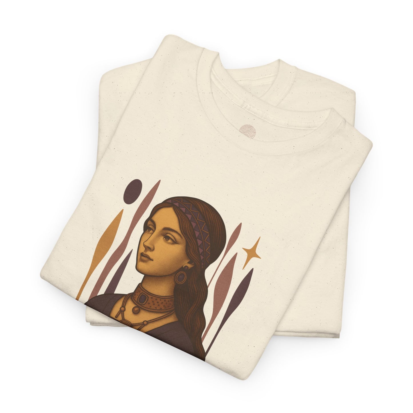 Vintage Mystic Woman Stillness Speaks T-Shirt, Retro Boho Aesthetic Top, Spiritual Graphic Tee, Mindfulness Yoga Gift, Unisex Heavy Cotton