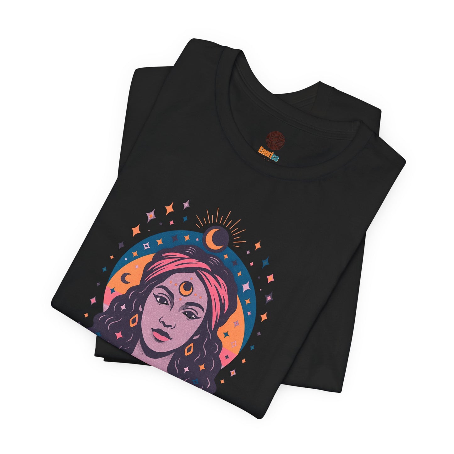 Moon Phase T-Shirt, Celestial Astrology Tee, Spiritual Unisex Top, Witchy Moon Lover Gift, Guided by the Moon Shirt, Mystical Graphic Tee