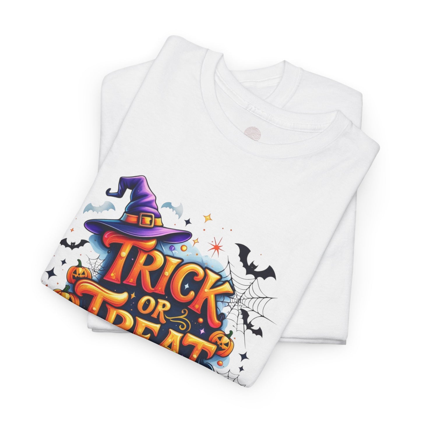 Trick or Treat Yourself Halloween Shirt | Funny Witch Pumpkin Graphic Tee | Spooky Unisex Costume T-Shirt | Cute Halloween Party Top