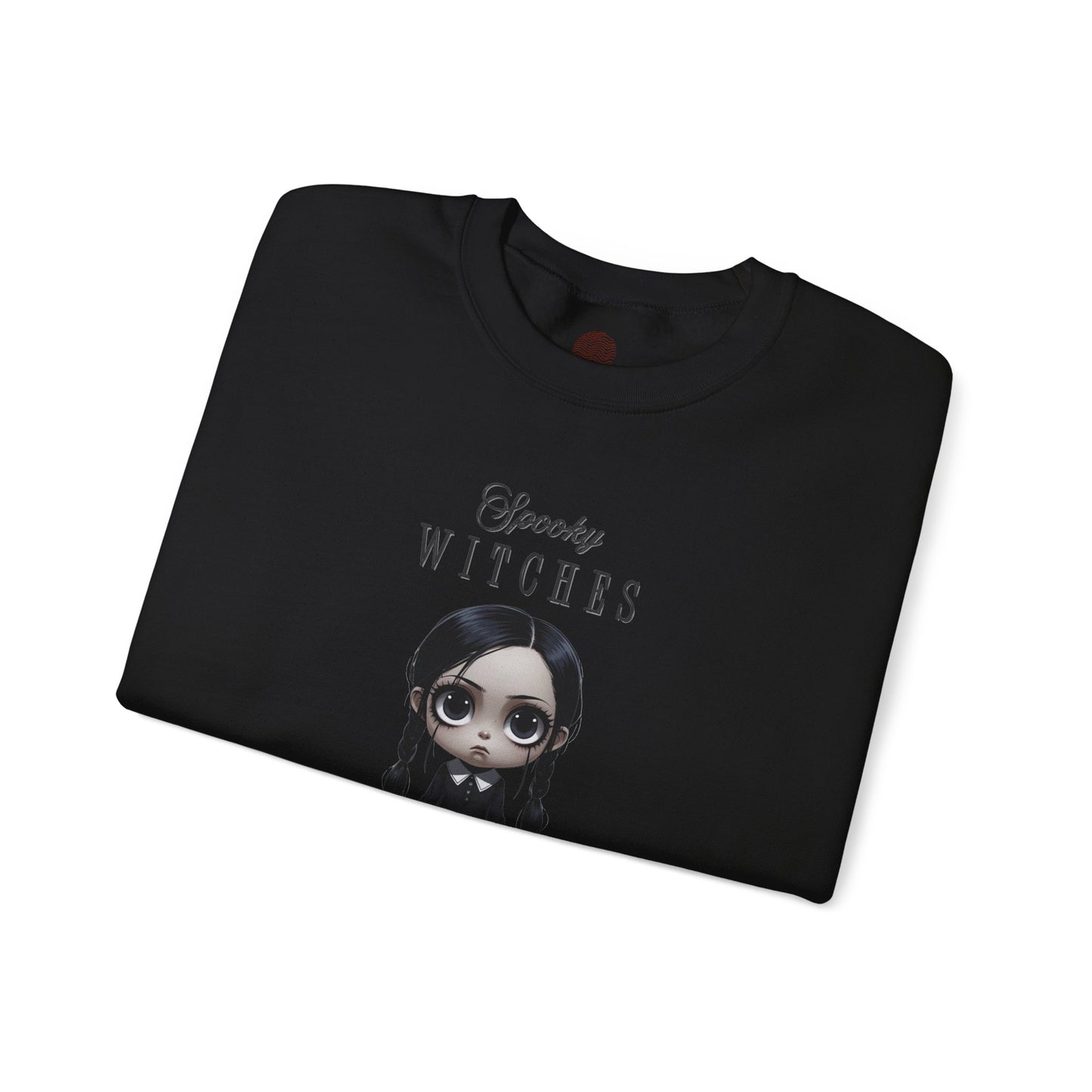 Spooky Witches Halloween Club Sweatshirt, Gothic Witch Pullover, Creepy Cute Wednesday Addams Aesthetic, Gildan 18000, Halloween Costume,
