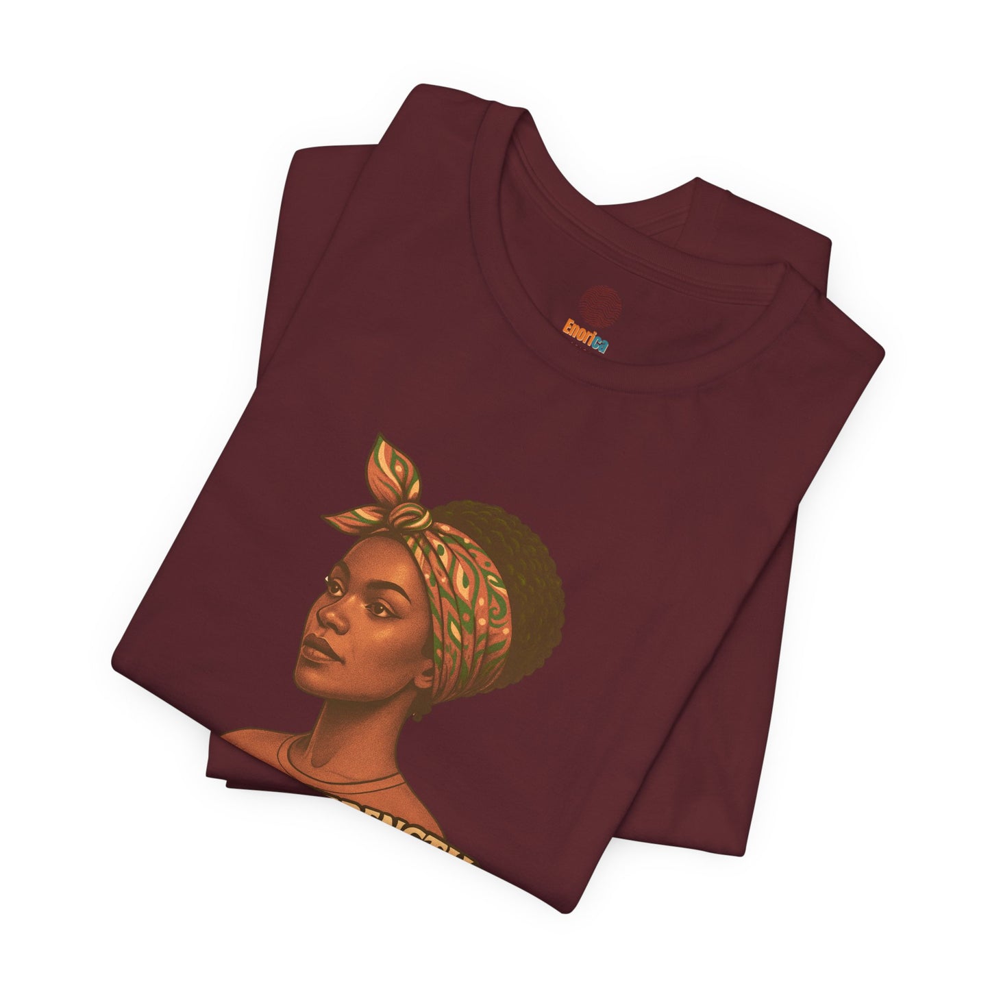 Afrocentric Quiet Strength Tee, Black Women Empowerment Shirt, Retro Feminist Top, Bella Canvas 3001 T-Shirt, Loud Beauty Graphic