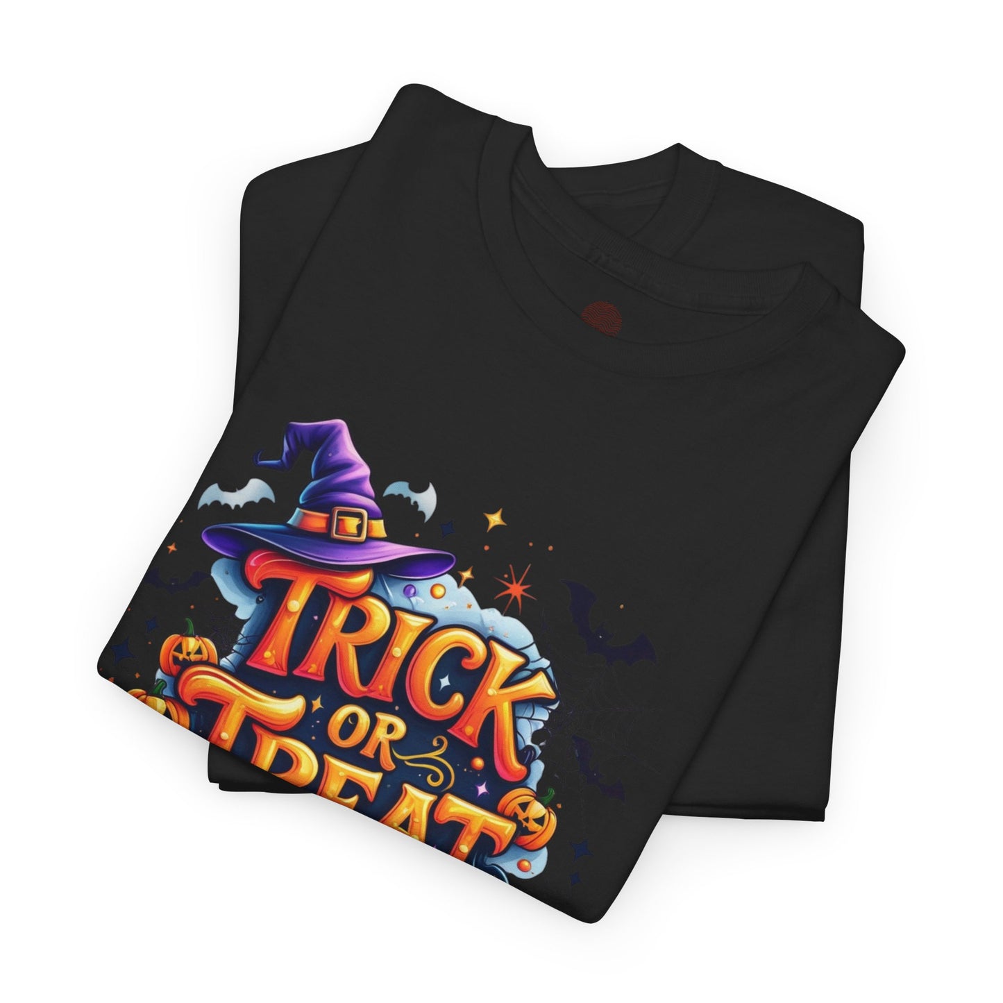 Trick or Treat Yourself Halloween Shirt | Funny Witch Pumpkin Graphic Tee | Spooky Unisex Costume T-Shirt | Cute Halloween Party Top