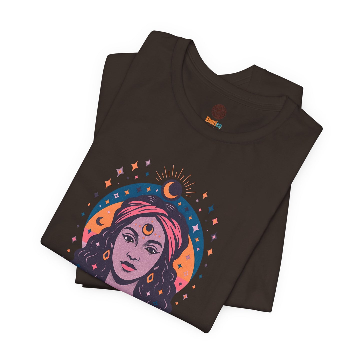 Moon Phase T-Shirt, Celestial Astrology Tee, Spiritual Unisex Top, Witchy Moon Lover Gift, Guided by the Moon Shirt, Mystical Graphic Tee
