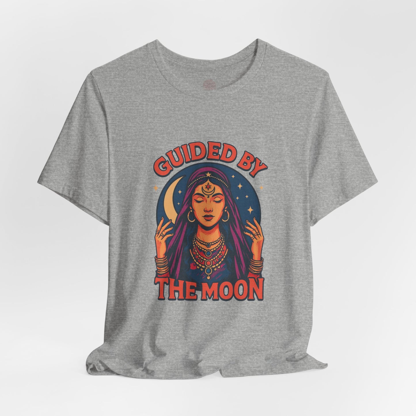 Moon Phase Unisex Tee, Lunar Astrology T-Shirt, Celestial Graphic Top, Mystical Moon Lovers Gift, Witchy Short Sleeve Shirt, Spiritual