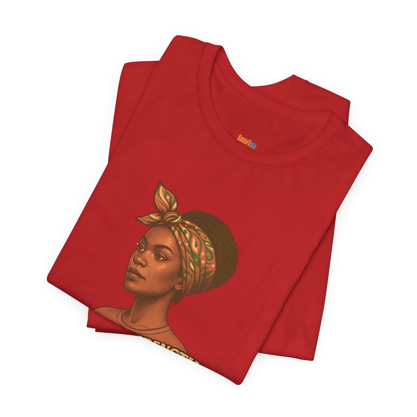 Afrocentric Quiet Strength Tee, Black Women Empowerment Shirt, Retro Feminist Top, Bella Canvas 3001 T-Shirt, Loud Beauty Graphic