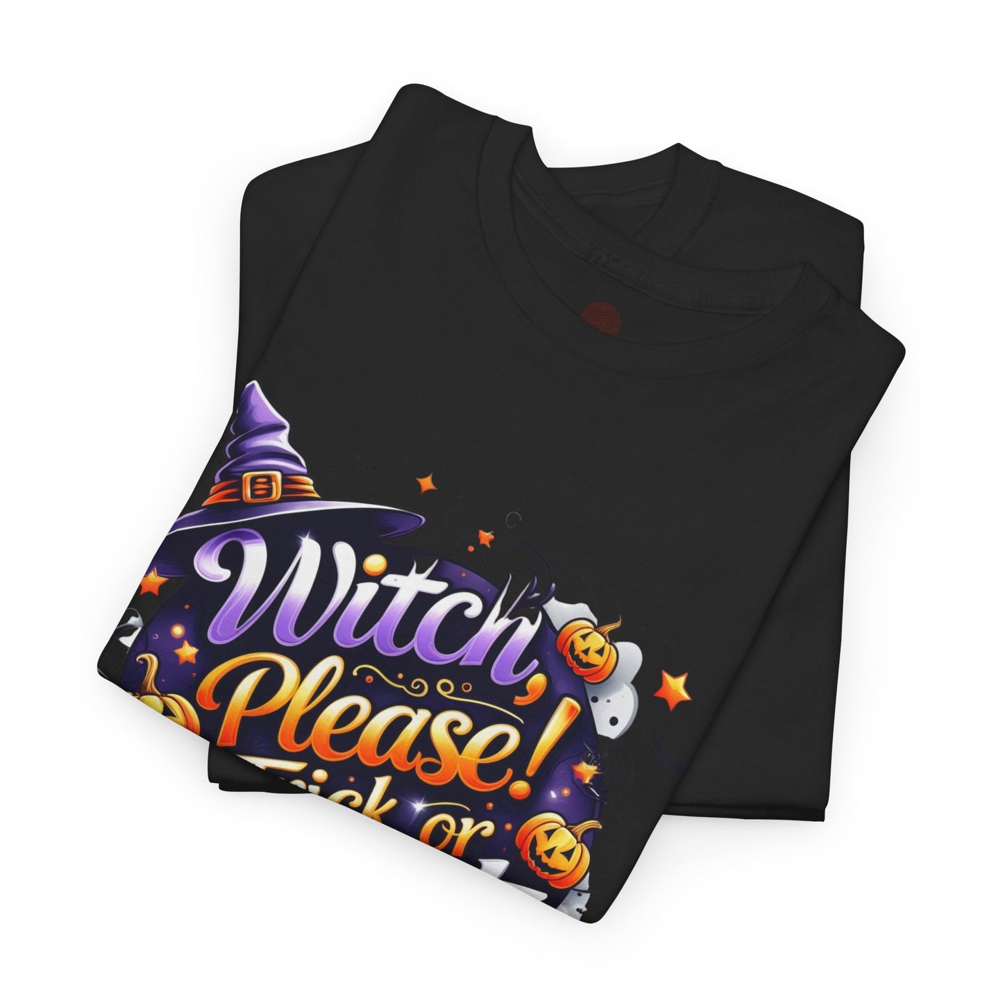 Witch Please Trick or Treat Halloween Shirt | Funny Witch Pumpkin Graphic Tee | Spooky Unisex Costume T-Shirt | Cute Halloween Party Top