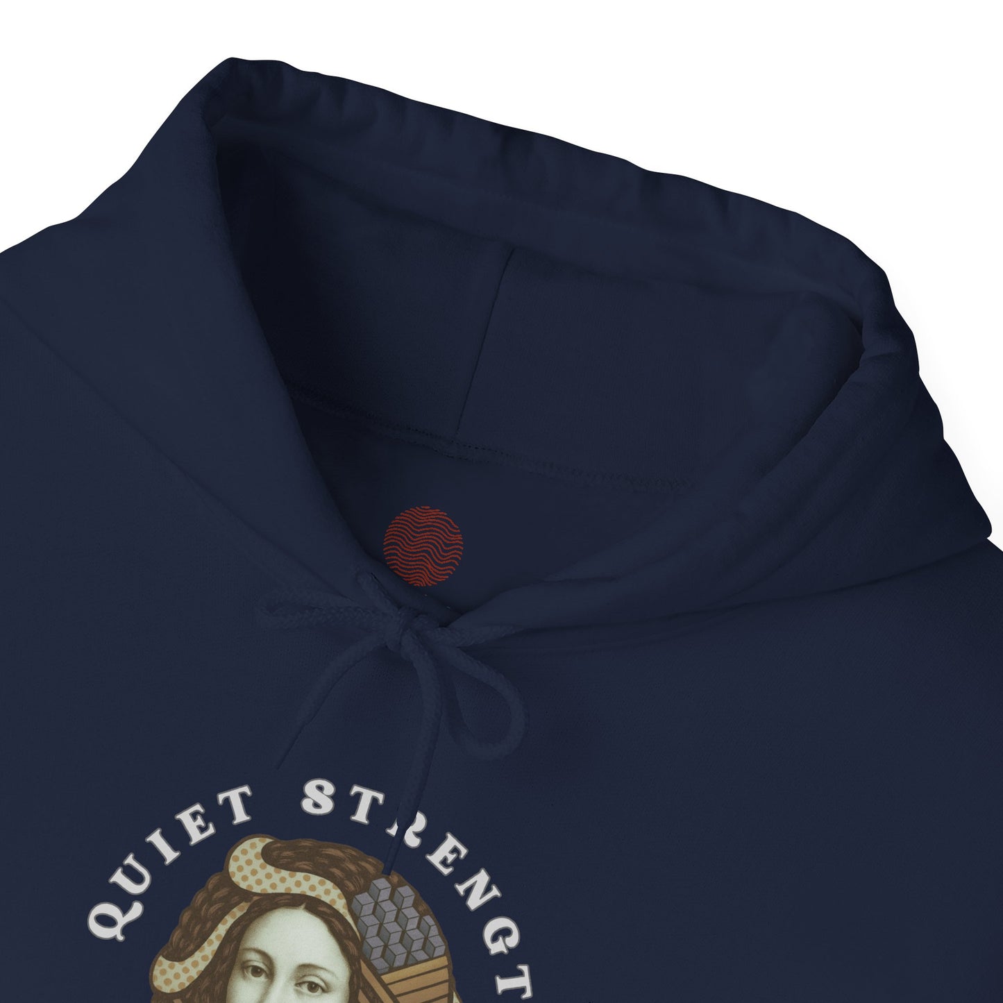 Quiet Strength Loud Beauty Unisex Hoodie, Gildan 18500 Sweatshirt, Feminist Empowerment Pullover, Retro Art Style Hooded Jumper, Graphic