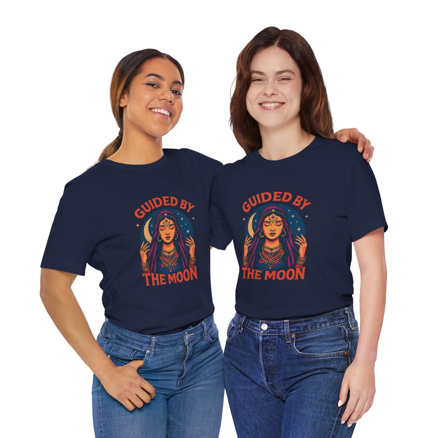 Moon Phase Unisex Tee, Lunar Astrology T-Shirt, Celestial Graphic Top, Mystical Moon Lovers Gift, Witchy Short Sleeve Shirt, Spiritual