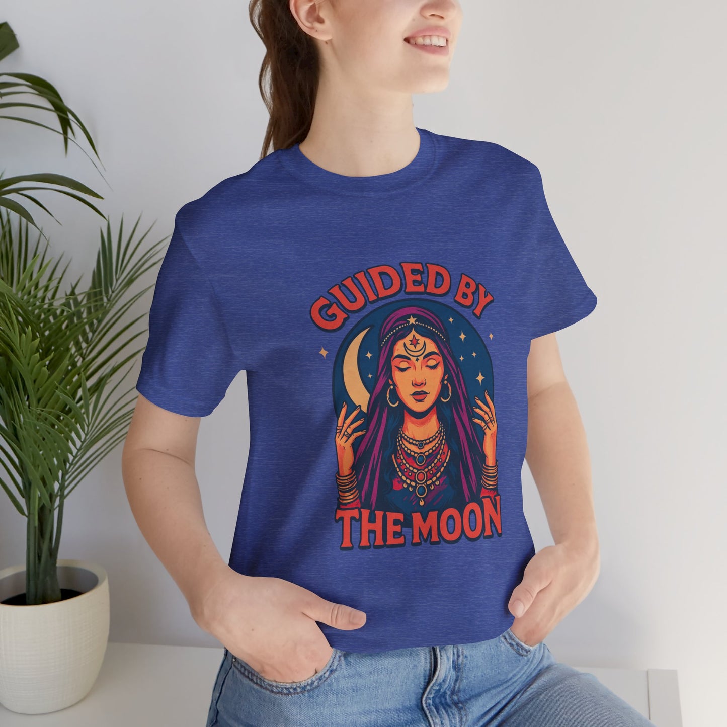 Moon Phase Unisex Tee, Lunar Astrology T-Shirt, Celestial Graphic Top, Mystical Moon Lovers Gift, Witchy Short Sleeve Shirt, Spiritual