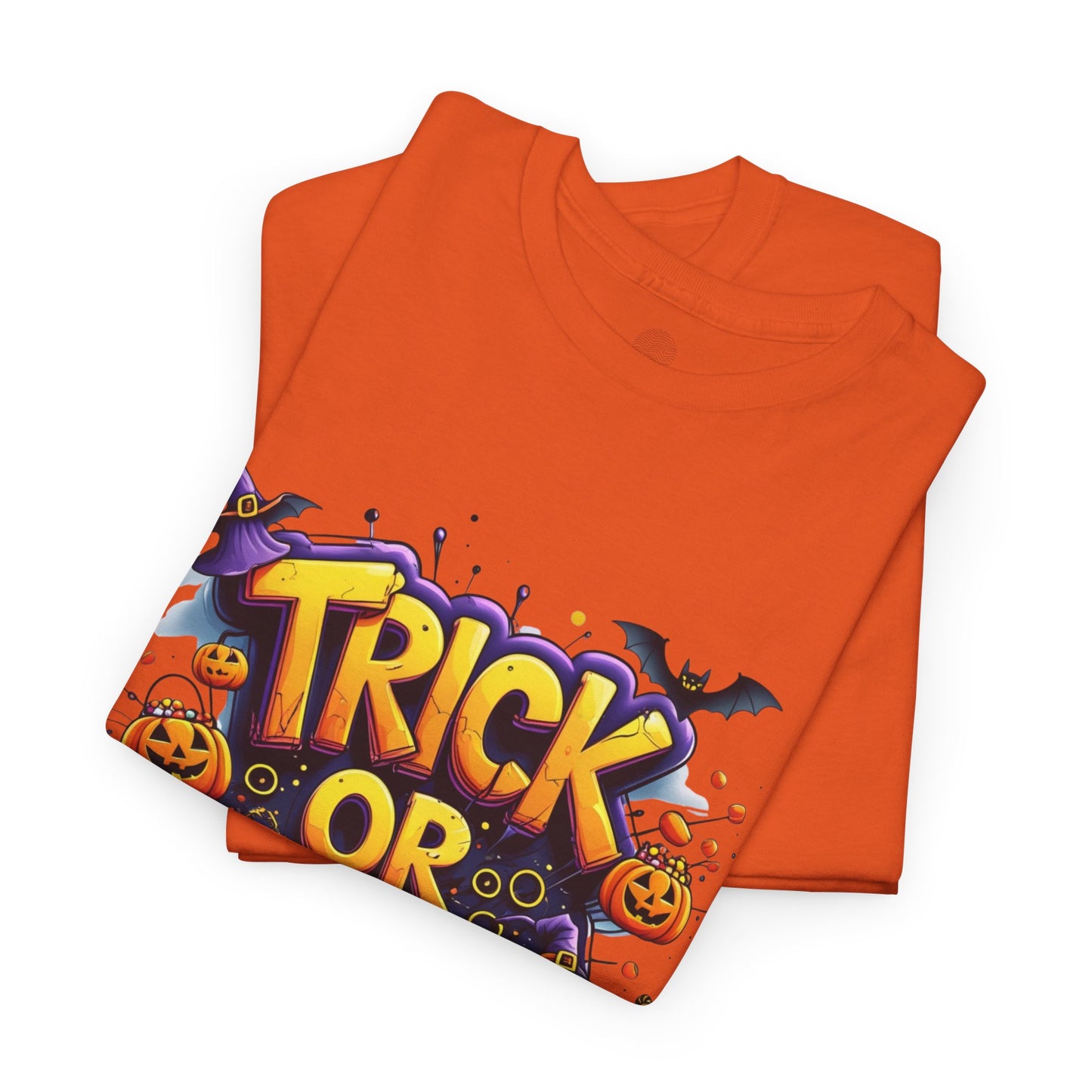 Trick or Yeet Halloween Shirt | Funny Witch Pumpkin Graphic Tee | Spooky Unisex Costume T-Shirt | Trendy Halloween Party Top