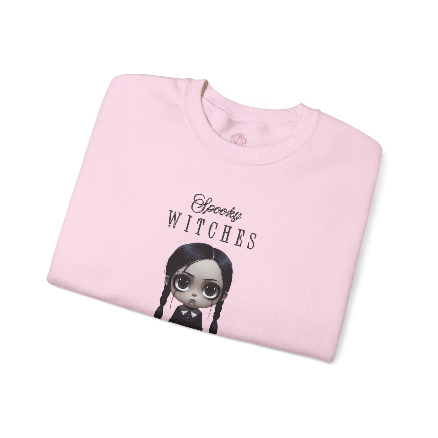 Spooky Witches Halloween Club Sweatshirt, Gothic Witch Pullover, Creepy Cute Wednesday Addams Aesthetic, Gildan 18000, Halloween Costume,