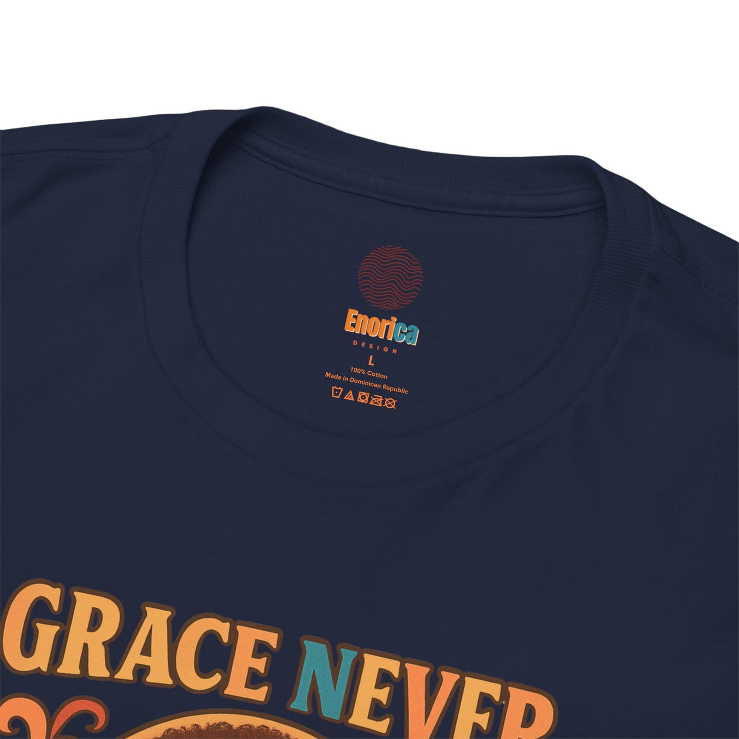 Grace Never Goes Out of Style Gildan 5000 Shirt - Retro Afro Woman Graphic Tee, Vintage 70s Aesthetic T-Shirt, Quote Top