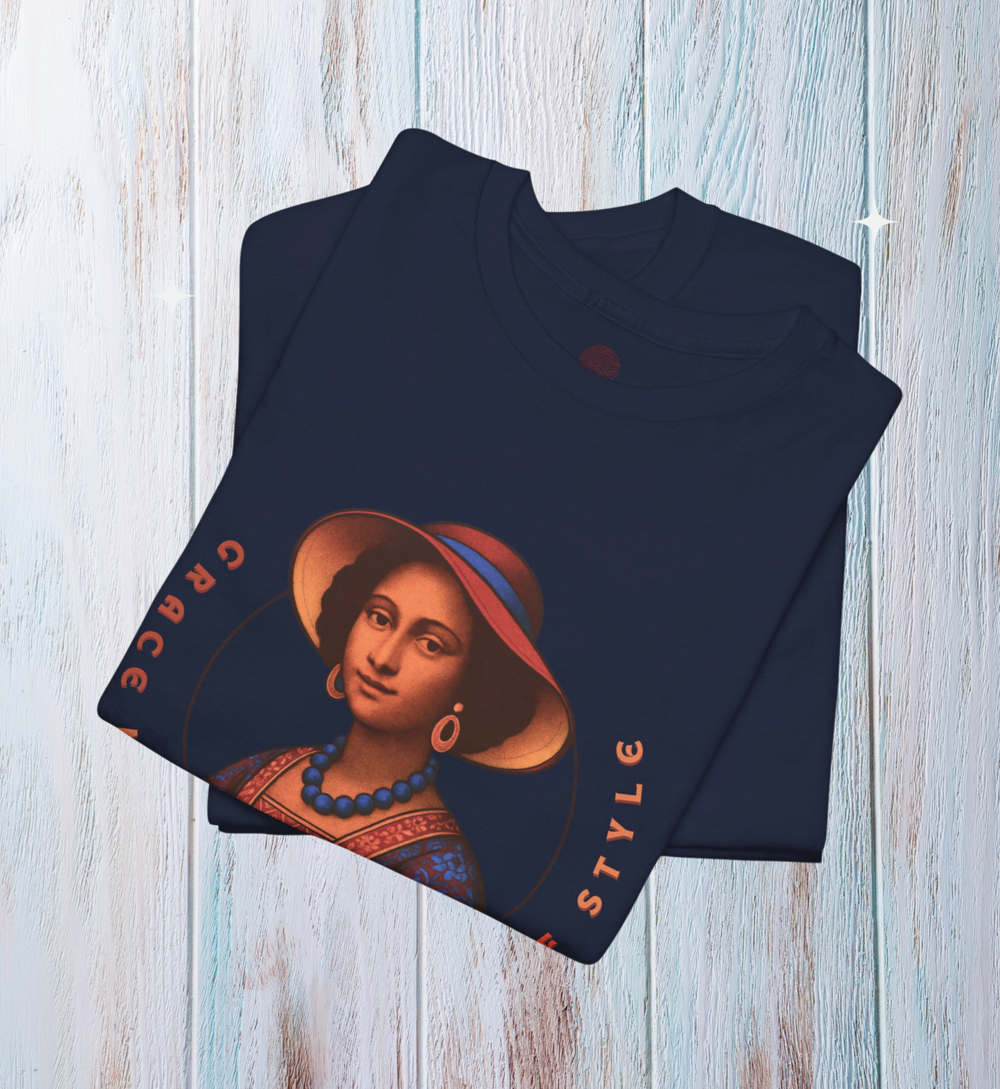 Grace Never Goes Out of Style Gildan 5000 Shirt, Vintage Renaissance Woman Graphic Tee, Inspirational Quote T Shirt, Retro Art Gift