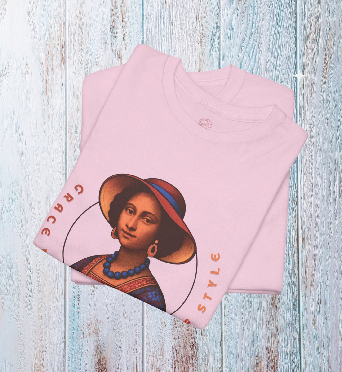 Grace Never Goes Out of Style Gildan 5000 Shirt, Vintage Renaissance Woman Graphic Tee, Inspirational Quote T Shirt, Retro Art Gift