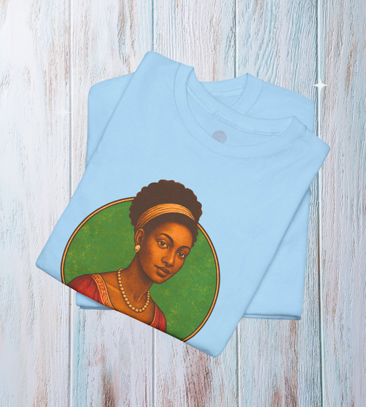Grace Never Goes Out of Style Gildan 5000 Shirt - Retro Vintage Afro Woman Graphic Tee, 70s Aesthetic Inspirational Quote T-Shirt
