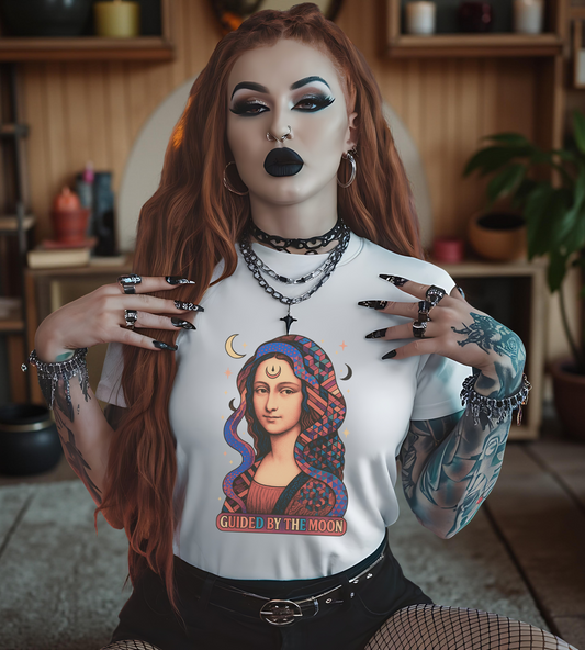 Moon Phase Unisex Tee, Celestial Graphic T-Shirt, Retro Geometric Spiritual Top, Astrology Gift, Mystical Moon Shirt, Boho Tee, Lunar Cycle