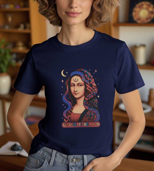 Moon Phase Unisex Tee, Celestial Graphic T-Shirt, Retro Geometric Spiritual Top, Astrology Gift, Mystical Moon Shirt, Boho Tee, Lunar Cycle