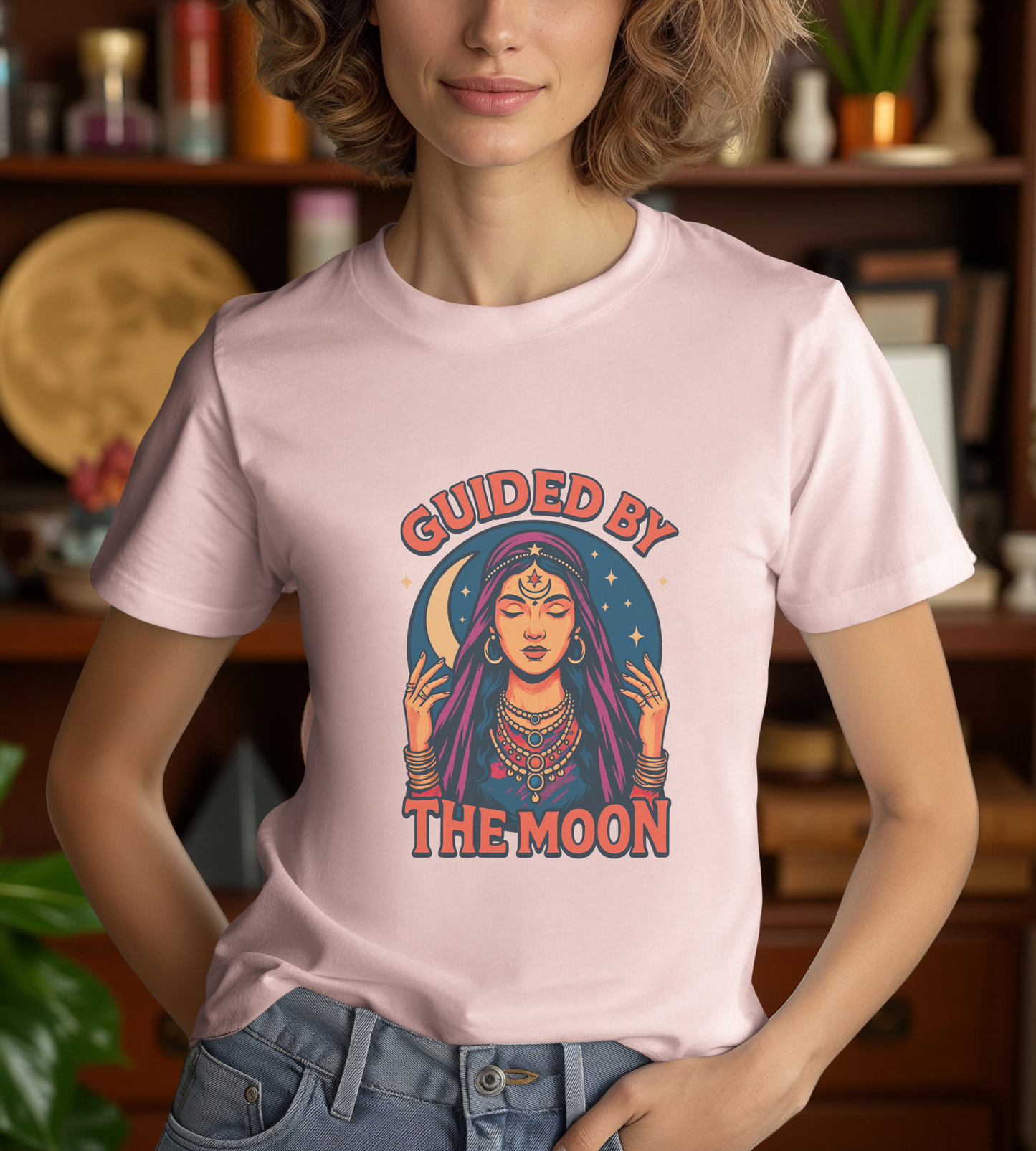 Moon Phase Unisex Tee, Lunar Astrology T-Shirt, Celestial Graphic Top, Mystical Moon Lovers Gift, Witchy Short Sleeve Shirt, Spiritual