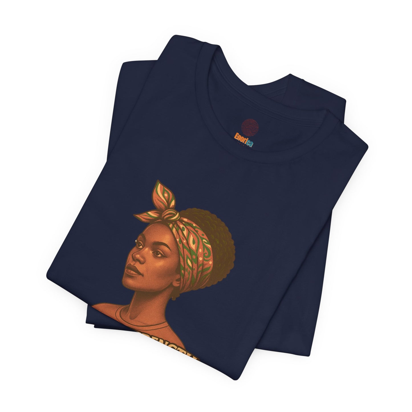 Afrocentric Quiet Strength Tee, Black Women Empowerment Shirt, Retro Feminist Top, Bella Canvas 3001 T-Shirt, Loud Beauty Graphic