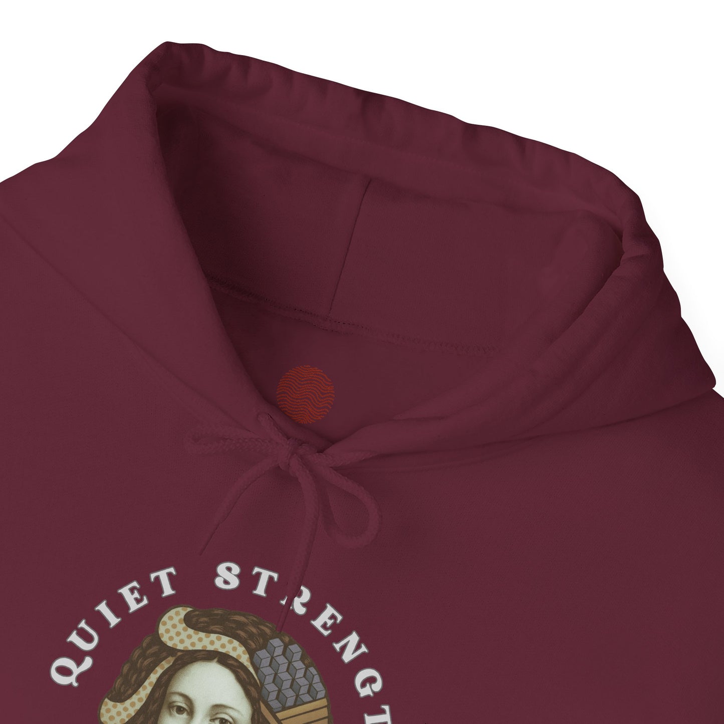 Quiet Strength Loud Beauty Unisex Hoodie, Gildan 18500 Sweatshirt, Feminist Empowerment Pullover, Retro Art Style Hooded Jumper, Graphic