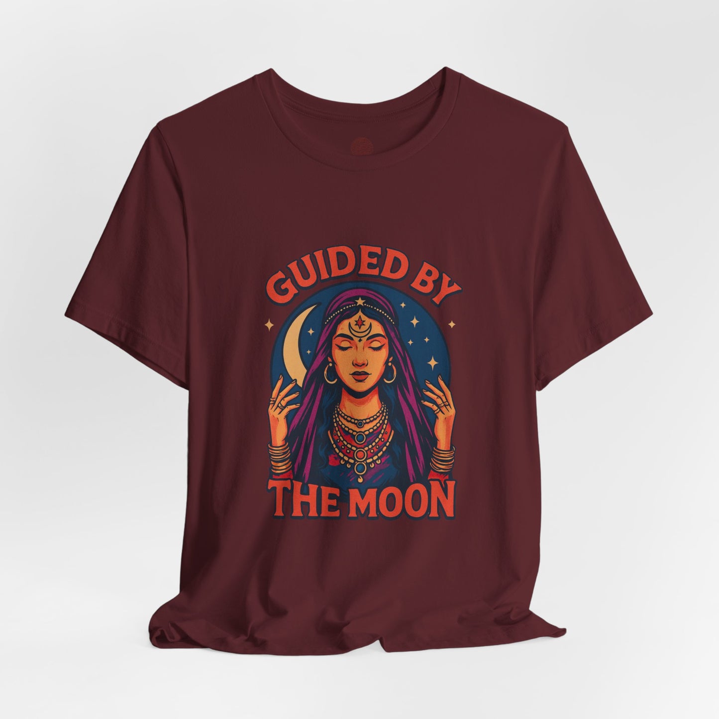 Moon Phase Unisex Tee, Lunar Astrology T-Shirt, Celestial Graphic Top, Mystical Moon Lovers Gift, Witchy Short Sleeve Shirt, Spiritual