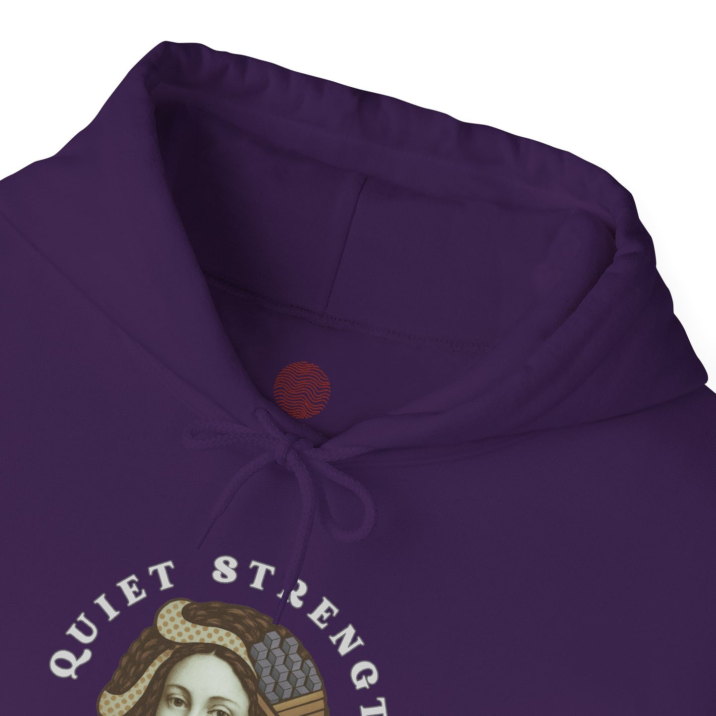 Quiet Strength Loud Beauty Unisex Hoodie, Gildan 18500 Sweatshirt, Feminist Empowerment Pullover, Retro Art Style Hooded Jumper, Graphic